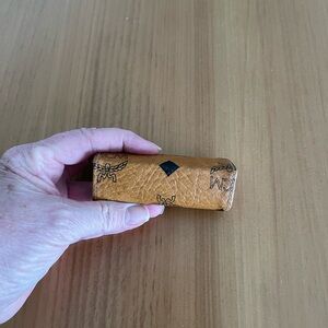 MCM Tan Leather Key Case